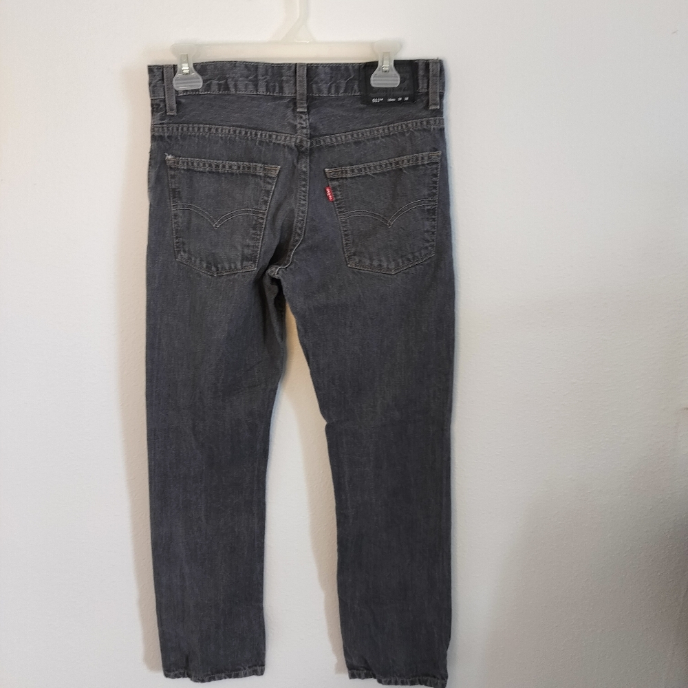Boys Levis‎ 511 Skinny Jeans Size 16R Gray Casual Urban - Picture 2 of 9
